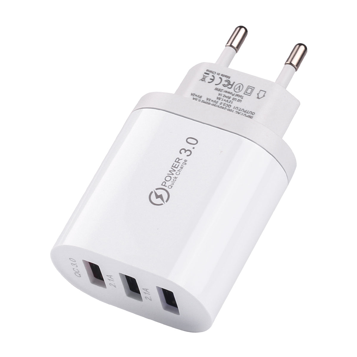 Sectoraansluiter 3 Usb-Poorten - Wit