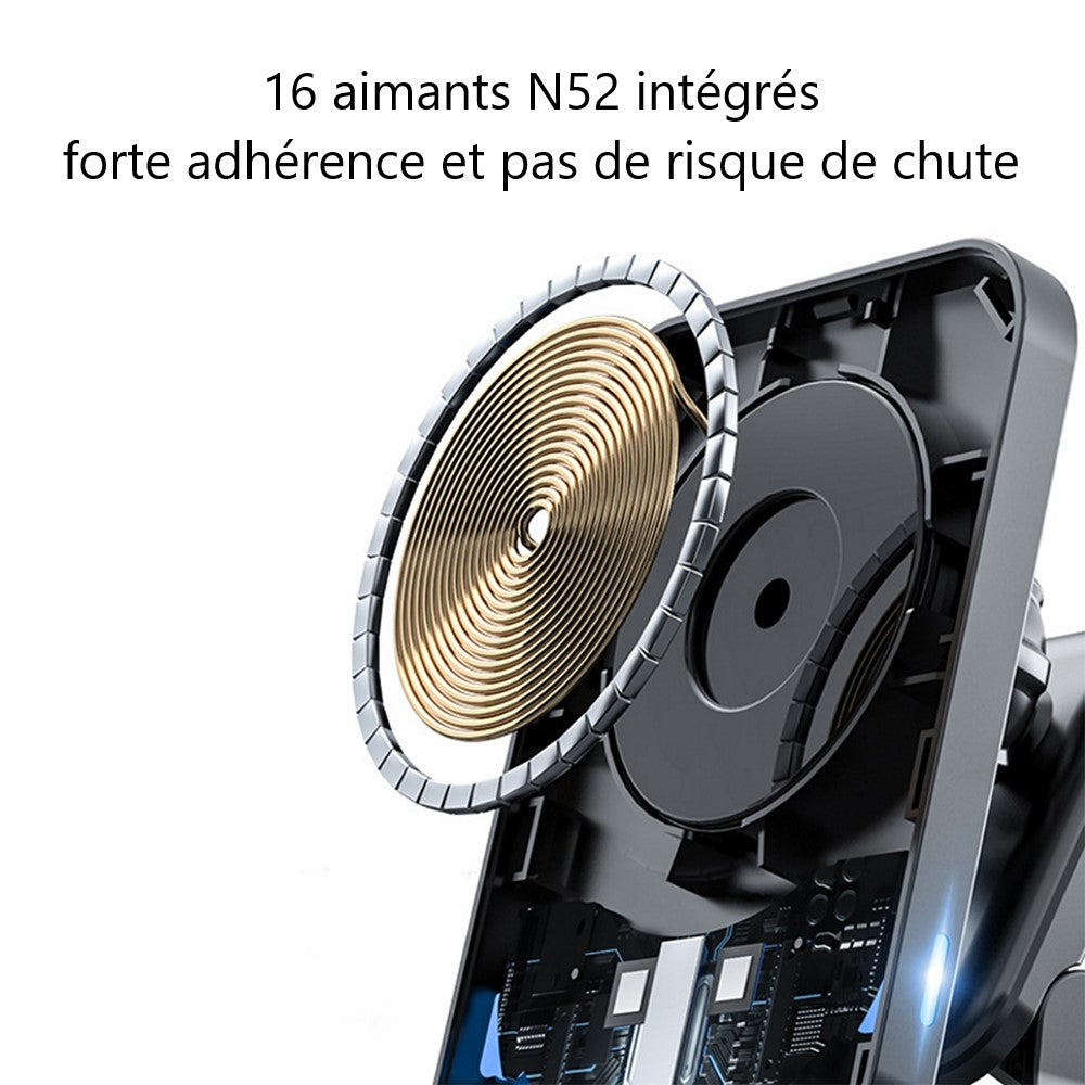 Steun & Autolader Magsafe - Zwart