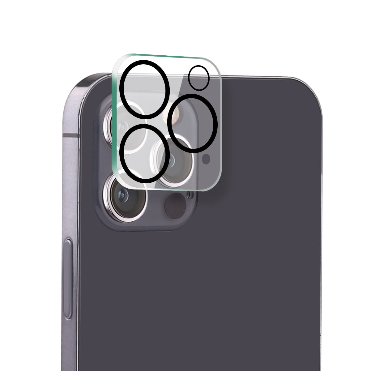 Protecteur D'Objectif Pour Iphone 12Pro - Noir