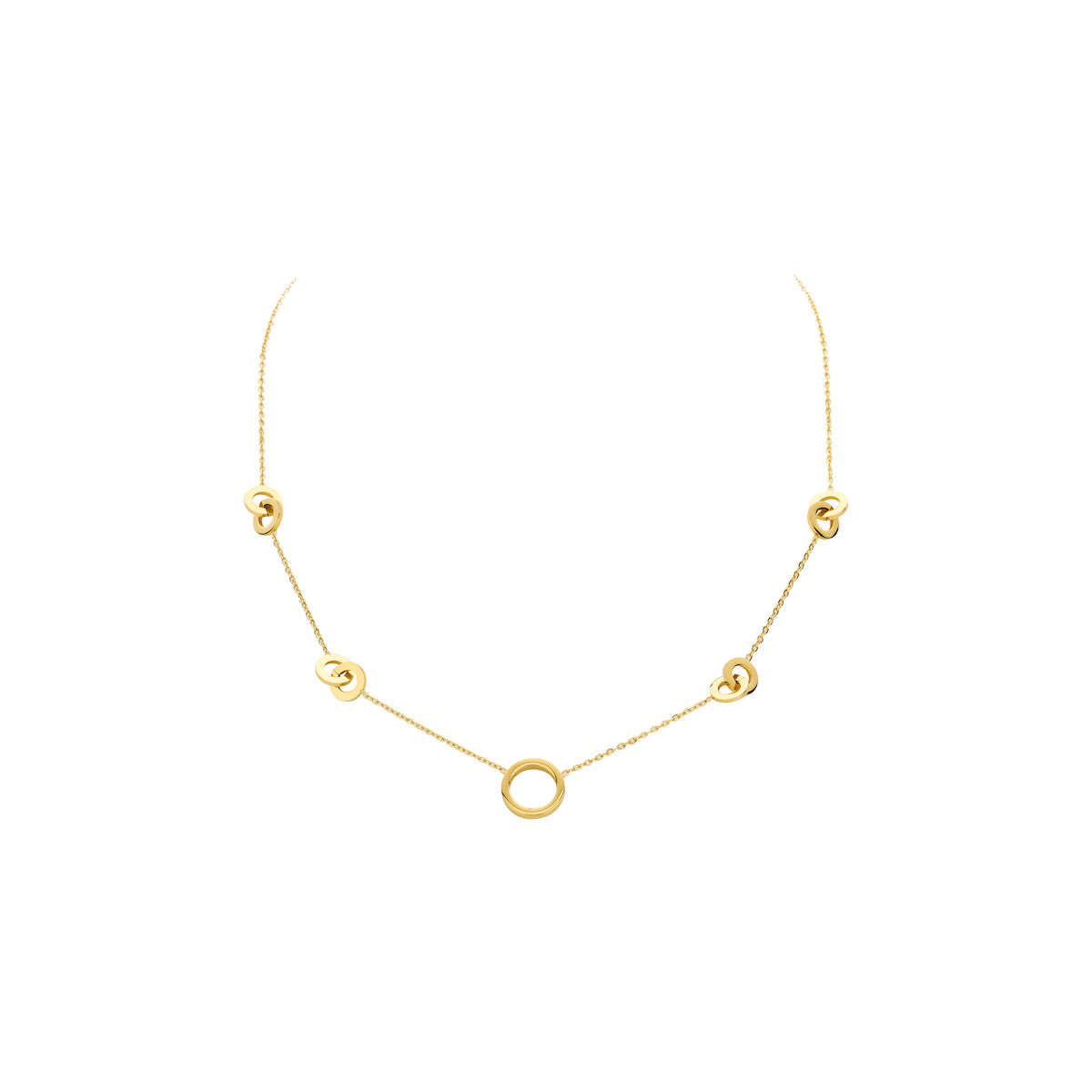 Halsketting - Alem Goudkleurig