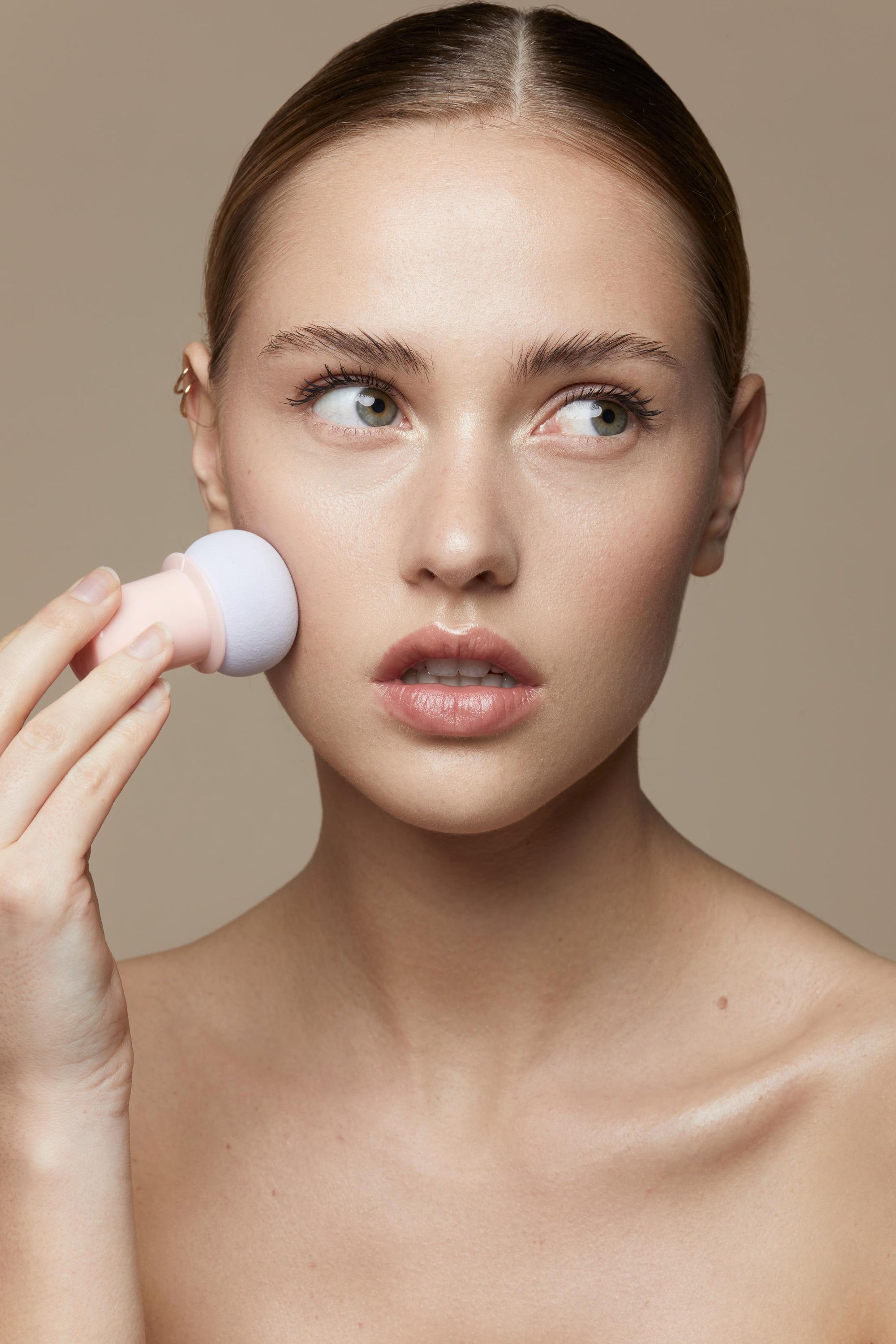 Make-Up Spons Paddenstoel - Paars