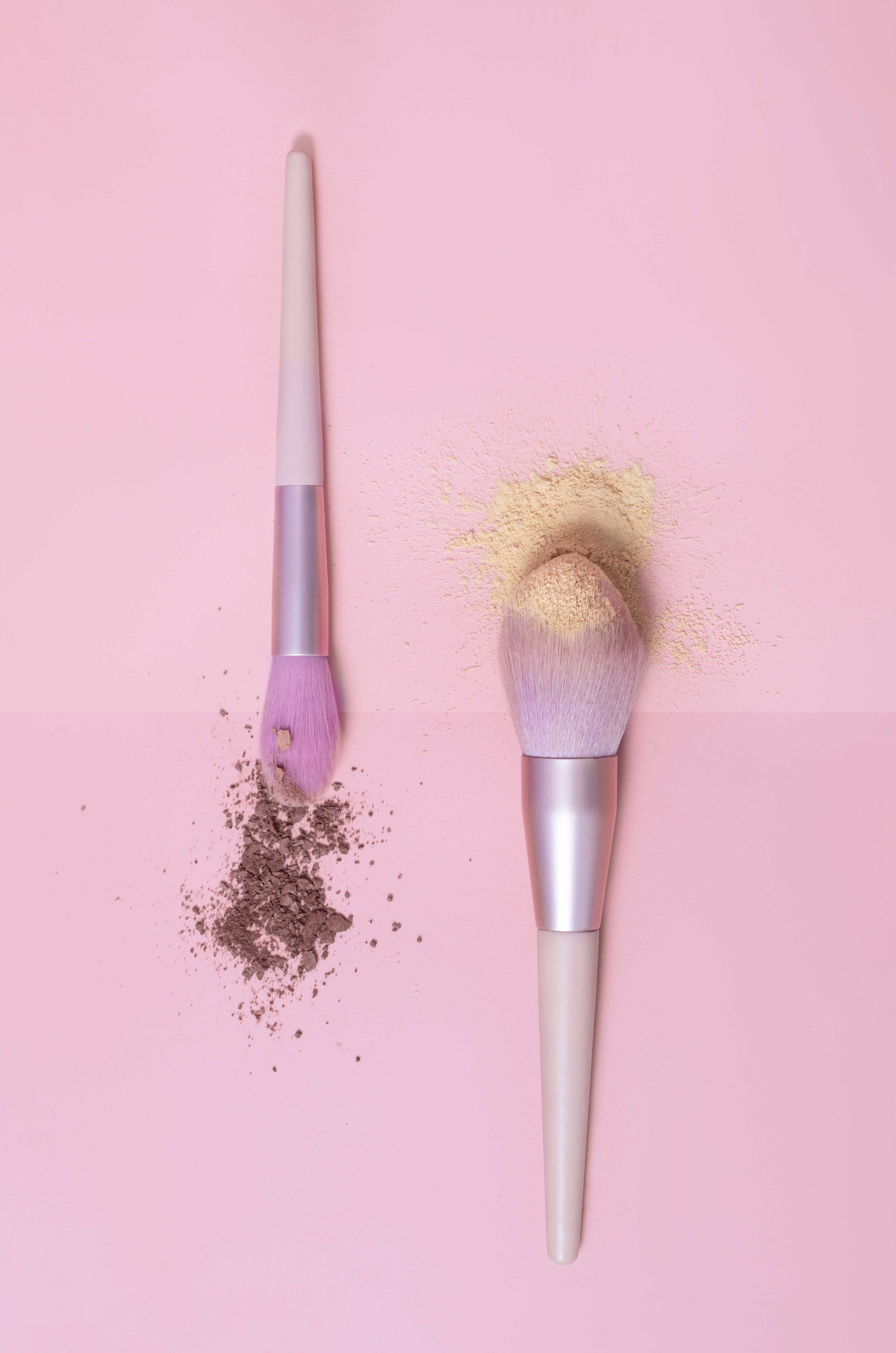 Set Van 12 Make-Up Kwasten - Roze