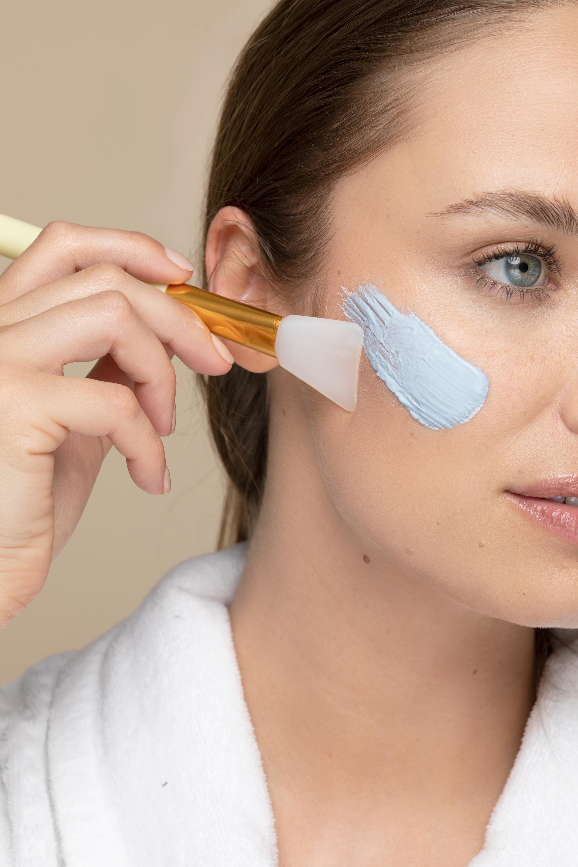 Siliconen Masker Applicator - Geel