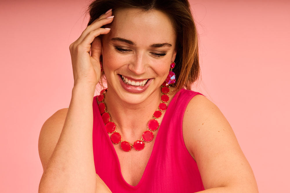 Collier - Belarus - Fushia