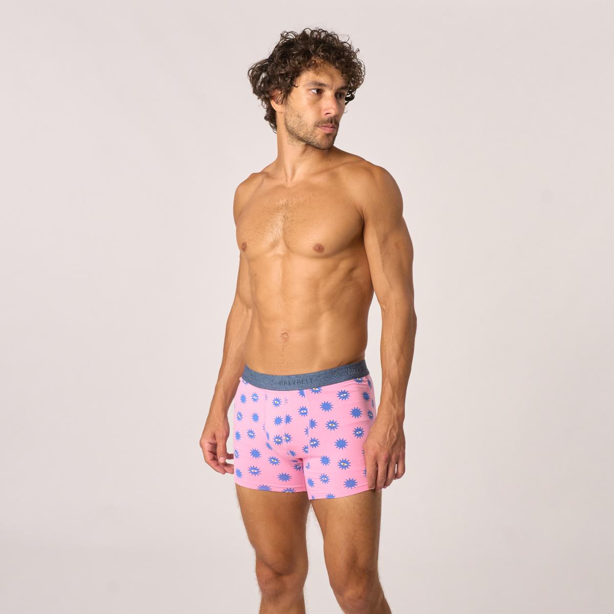 Boxershort van biologisch katoen - Suneyes - Roze