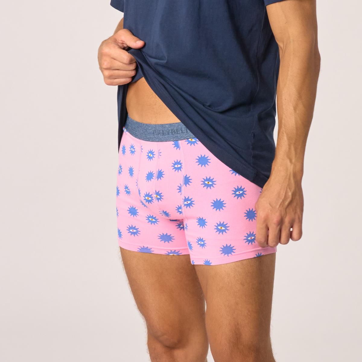 Boxershort van biologisch katoen - Suneyes - Roze