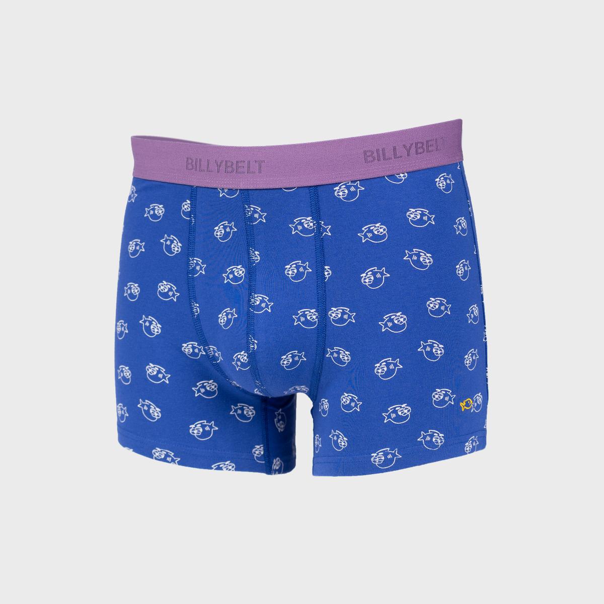Boxershort van biologisch katoen - Billycool - Blauw