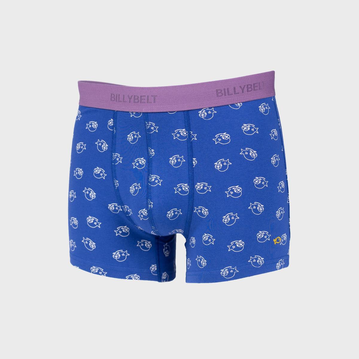 Boxershort van biologisch katoen - Billycool - Blauw