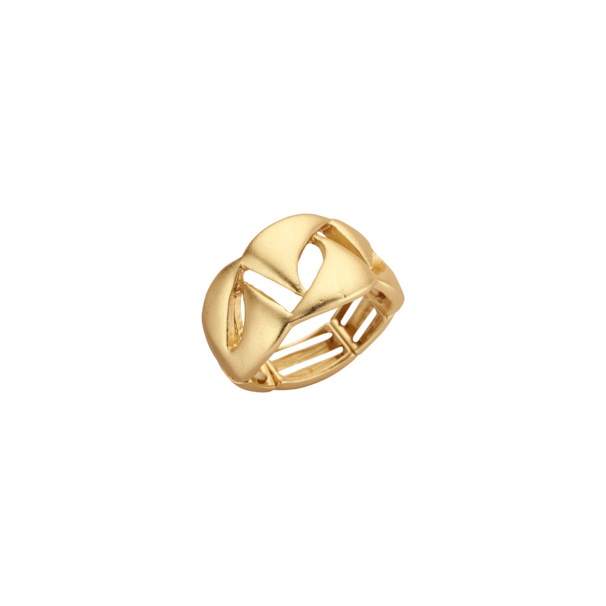 Bague - Bri3 Ring Goudkleurig Mat