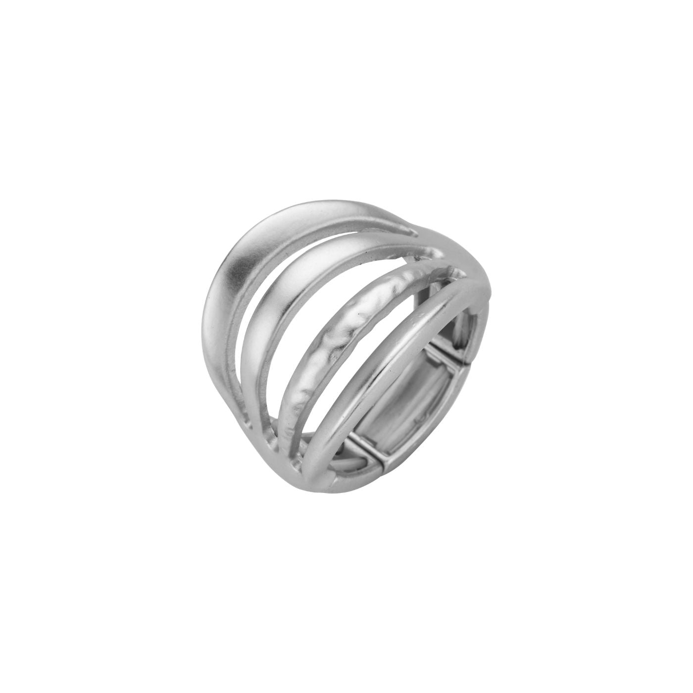 Bague - Bri4 Ring Zilverkleurig Mat