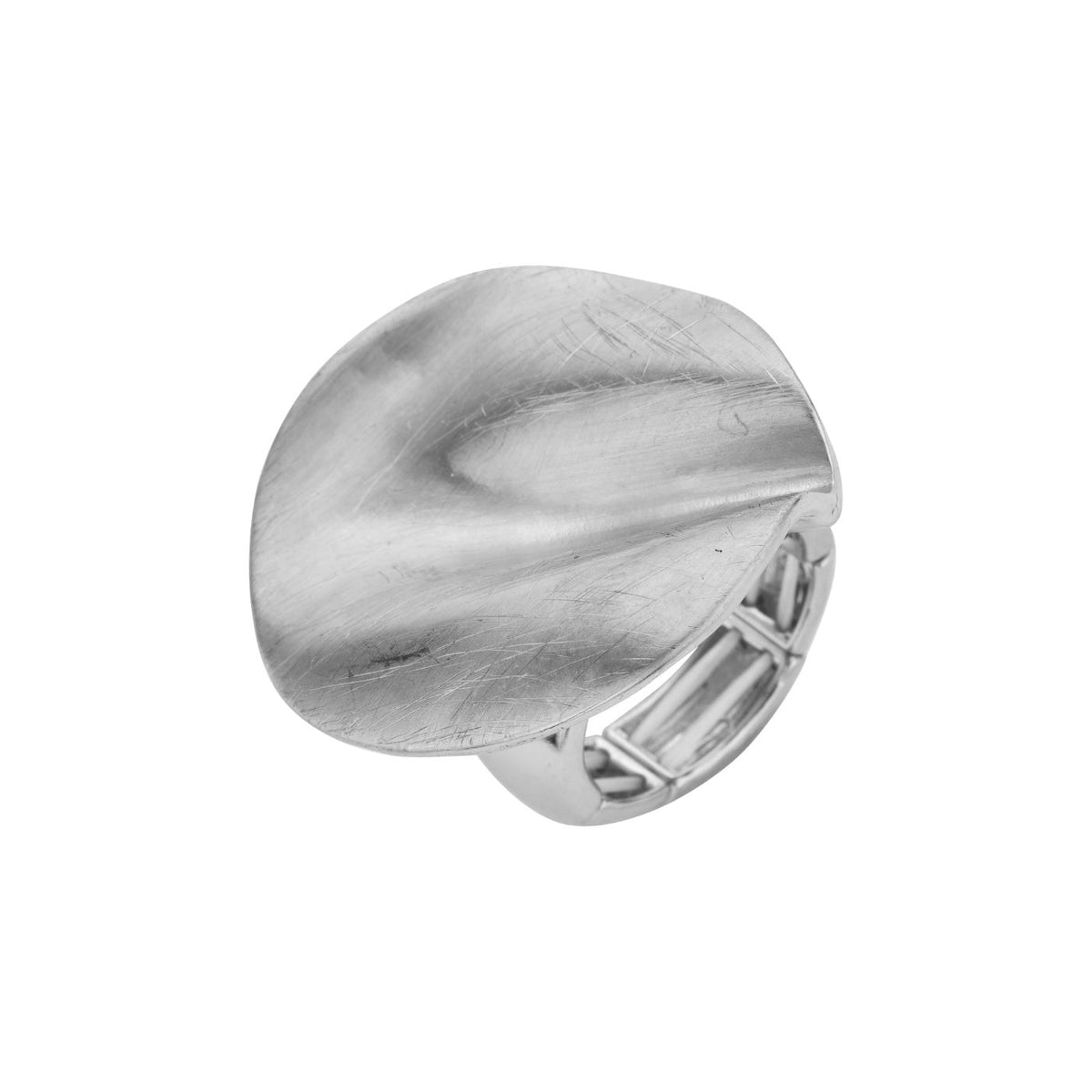 Bague - Bri5 Ring Zilverkleurig Mat