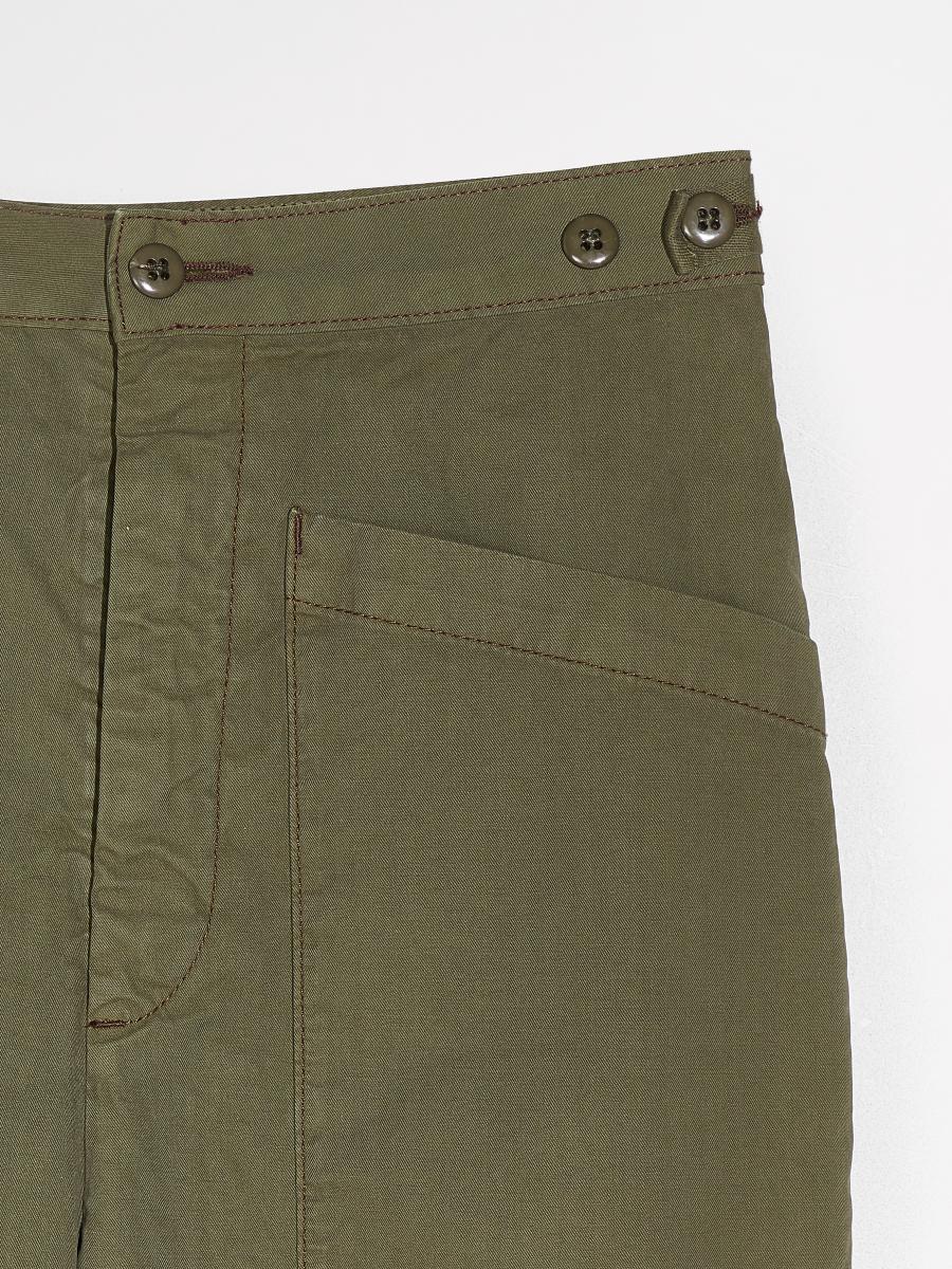 Vrouw - Broek - Parker - Military - W