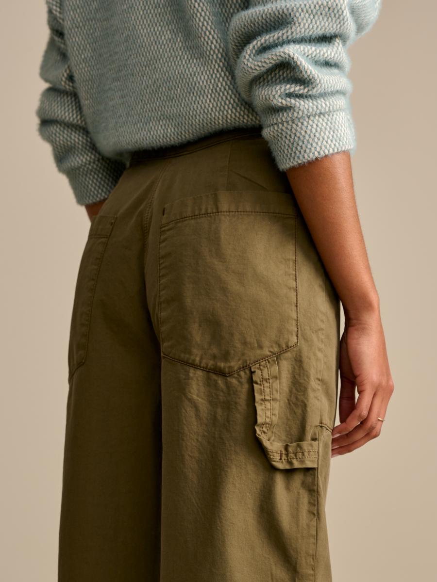 Vrouw - Broek - Parker - Military - W