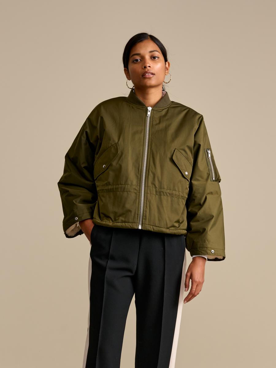 Vrouw - Jas - Heyden - Olive - W