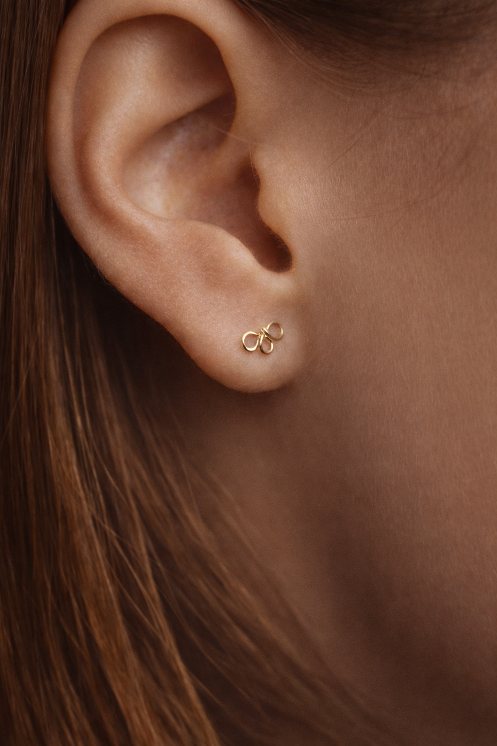 Earrings - Oorknopjes Pétale Goud