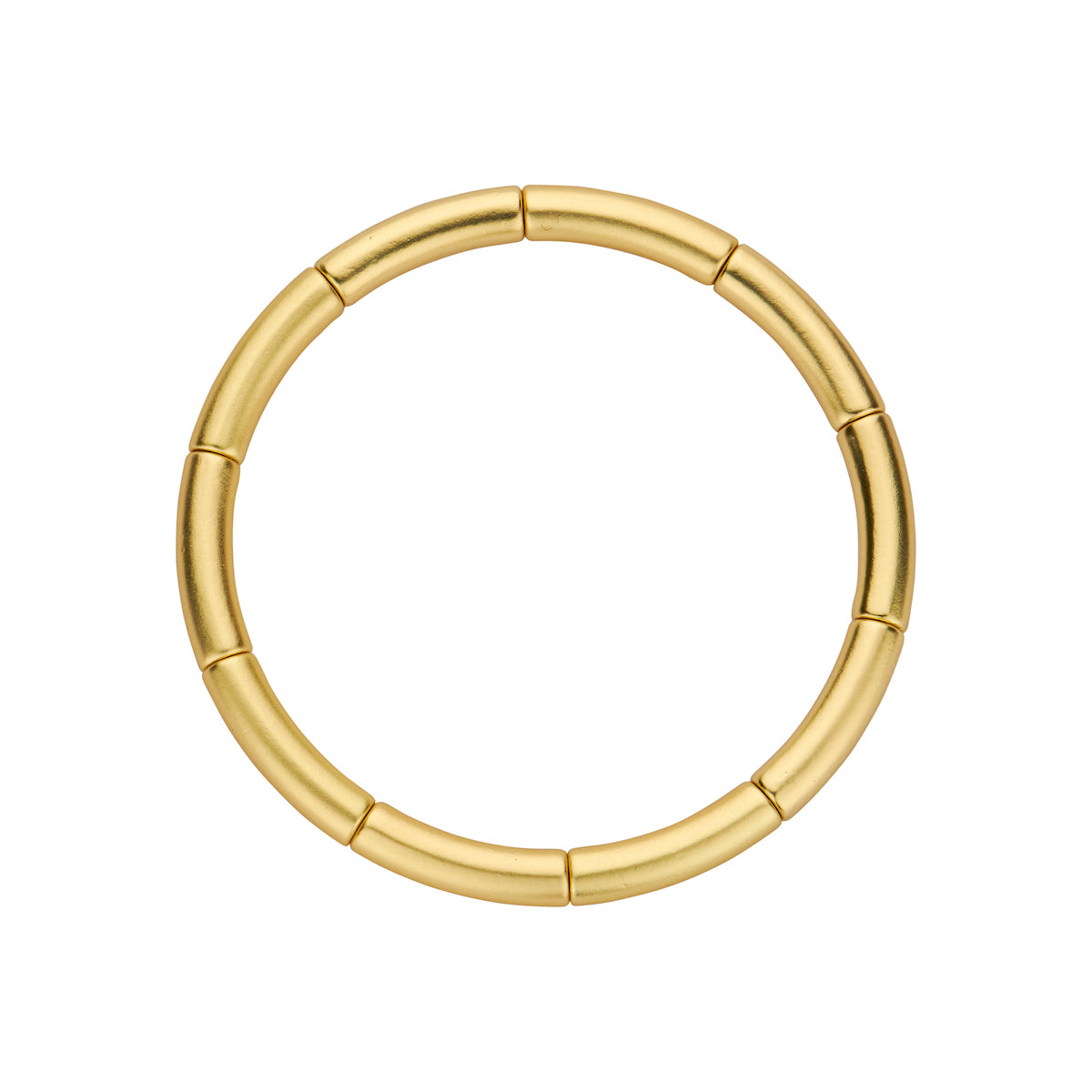 Armband - Cab 52 Goudkleurig Mat