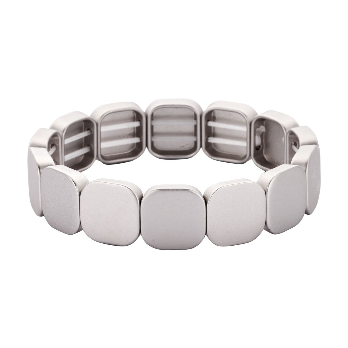 Armband - Cab71 Armband Zilverkleurig Mat