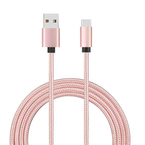 Usb-Kabel Naar Usb-C 1 Meter - Roos