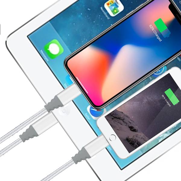 Usb-Kabel Naar 3 Lightning-Poorten - Geld