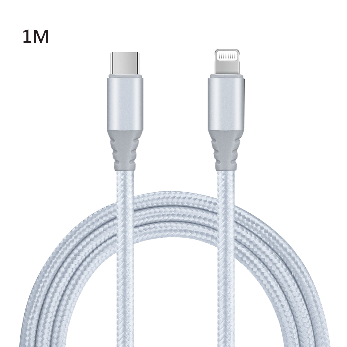 Cable Usb C Vers Lightening 1 Metre - Argent 