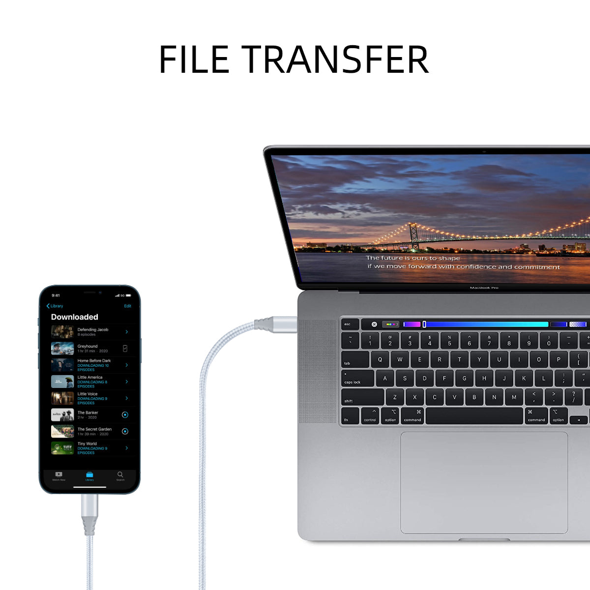Usb-C Kabel Naar Lightning 1 Meter - Geld