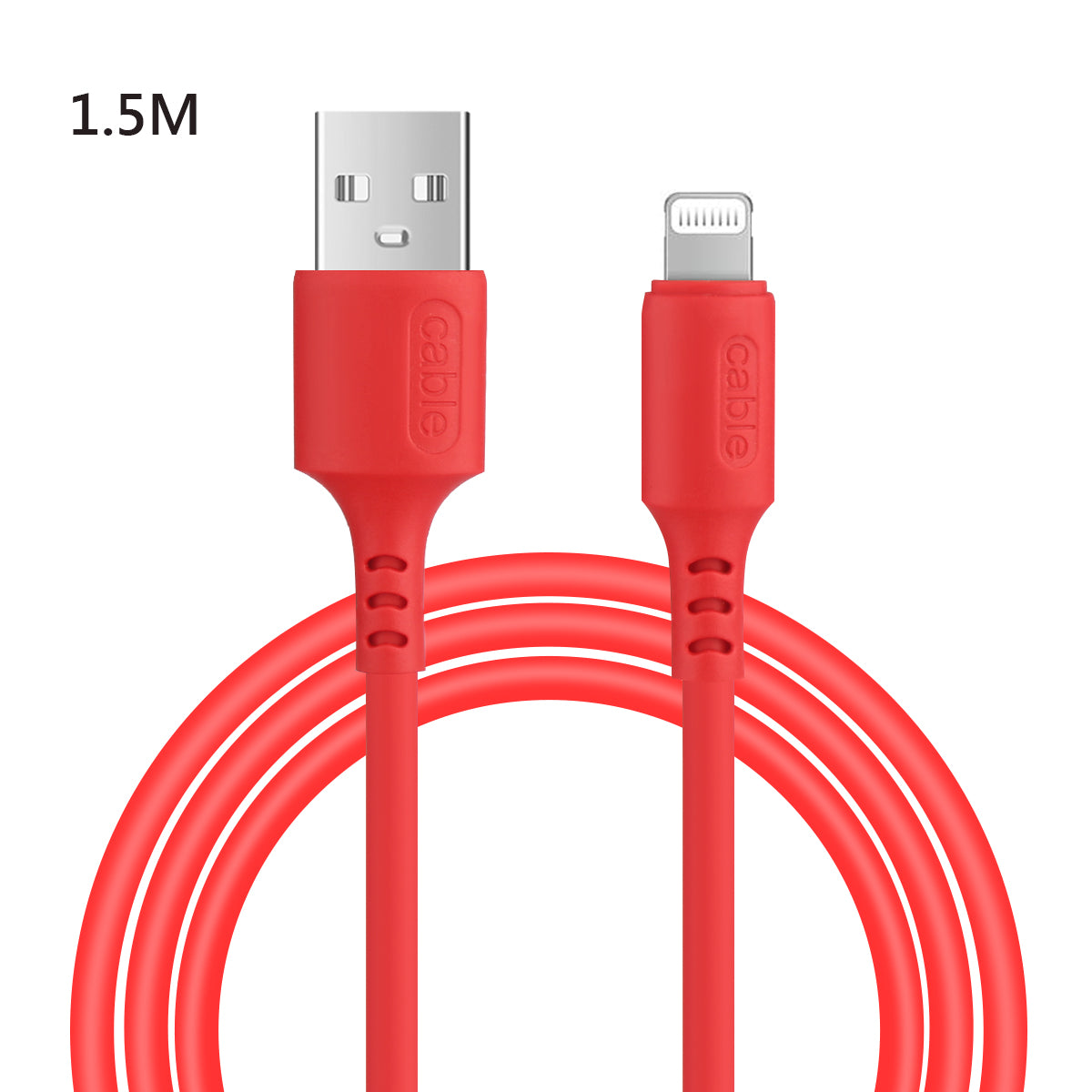 Usb-Lader Naar Lightning / Iphone 1,50 Meter - Rood