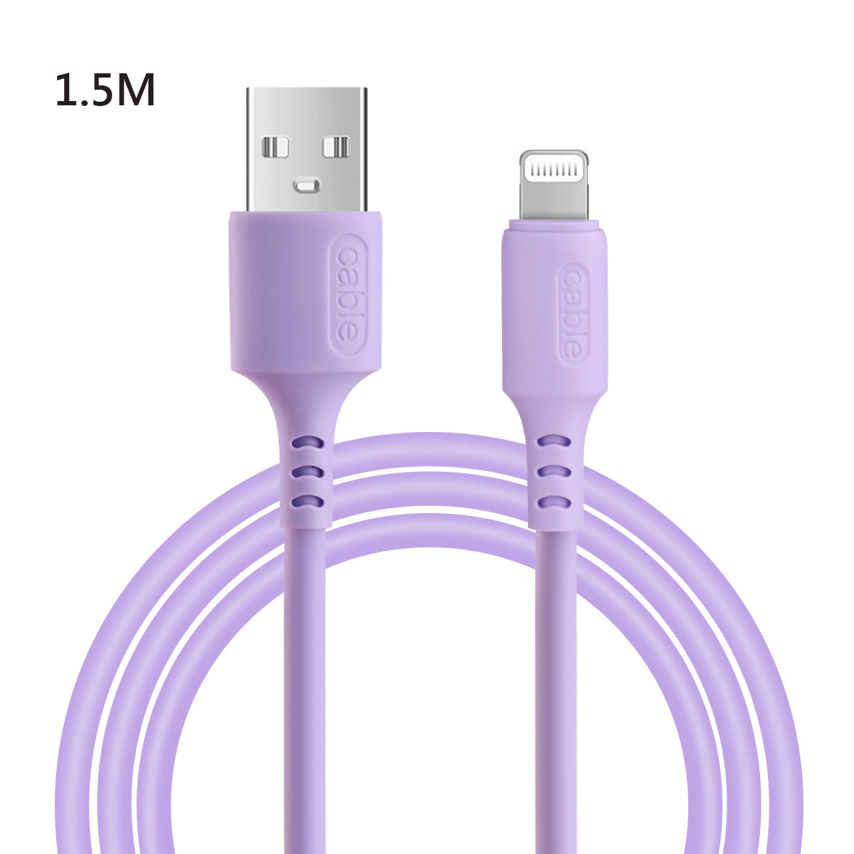 Usb-Lader Naar Lightning / Iphone 1,50 Meter - Violet