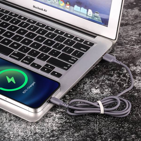 Usb-Lader Naar Lightning / Iphone 1,50 Meter - Grijs