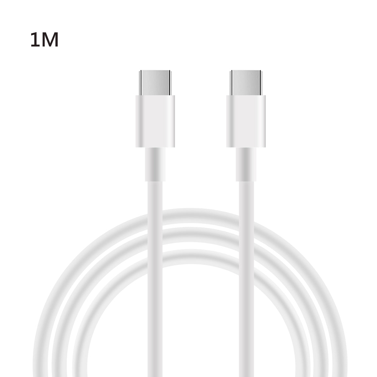 Usb C Naar Usb C Kabel 1 Meter - Wit