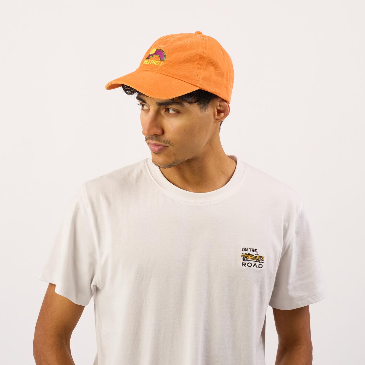Effen katoenen pet - Oranje