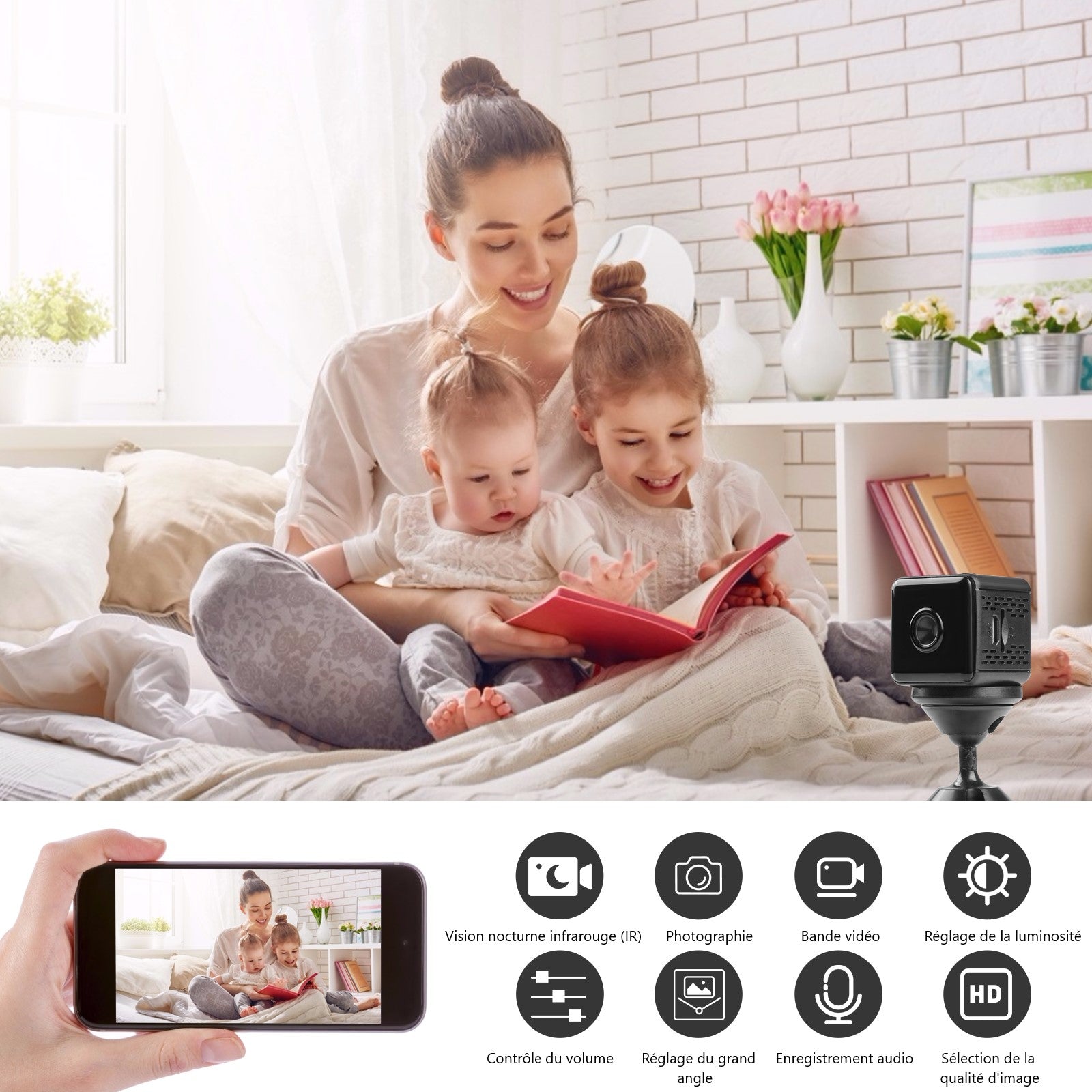 Mini Bewakings Camera - Zwart