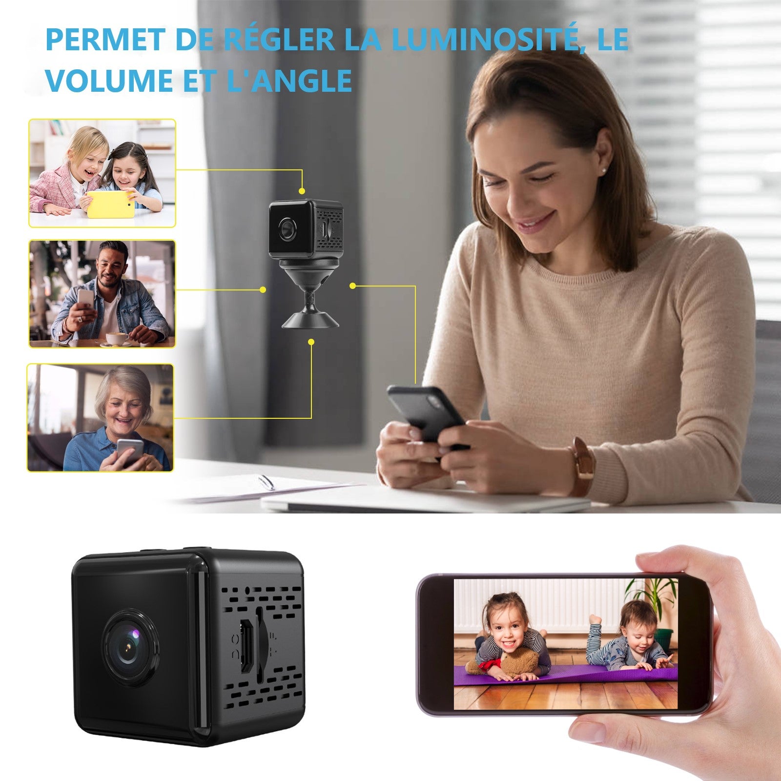 Mini Bewakings Camera - Zwart