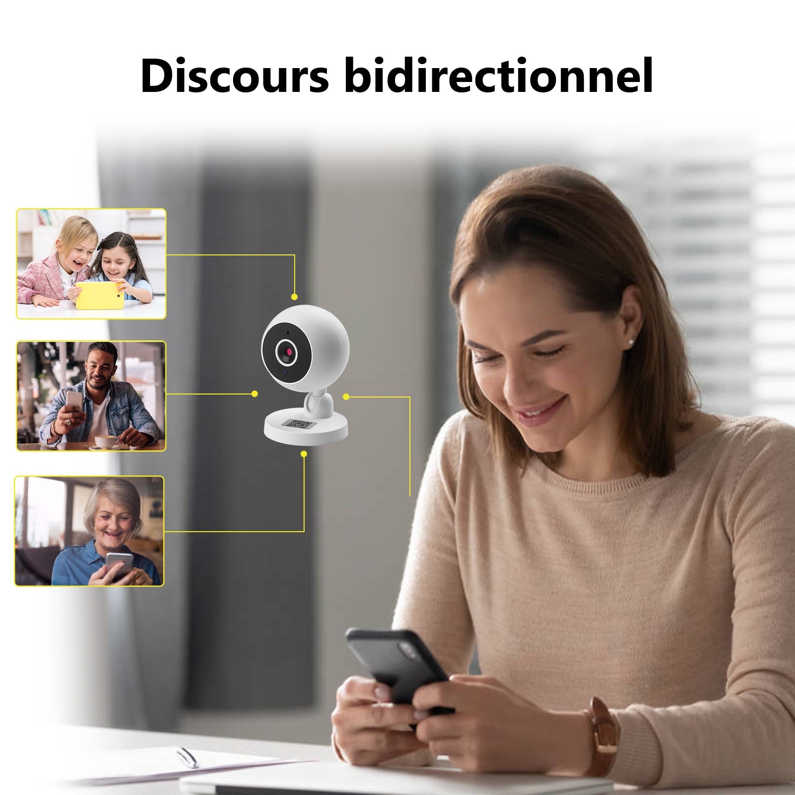 Camera Wifi - Blanc
