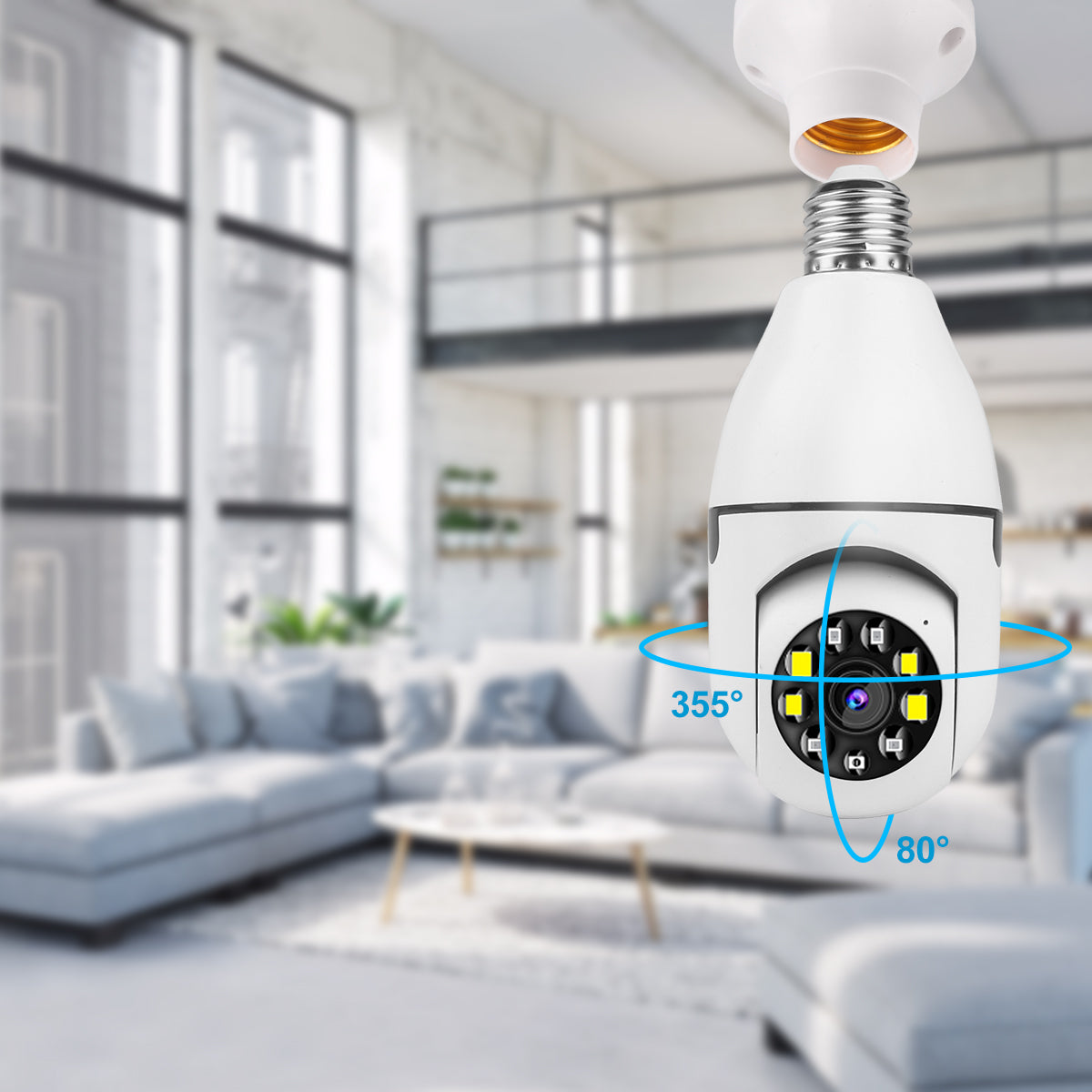 Wifi Camera Lamp - Wit