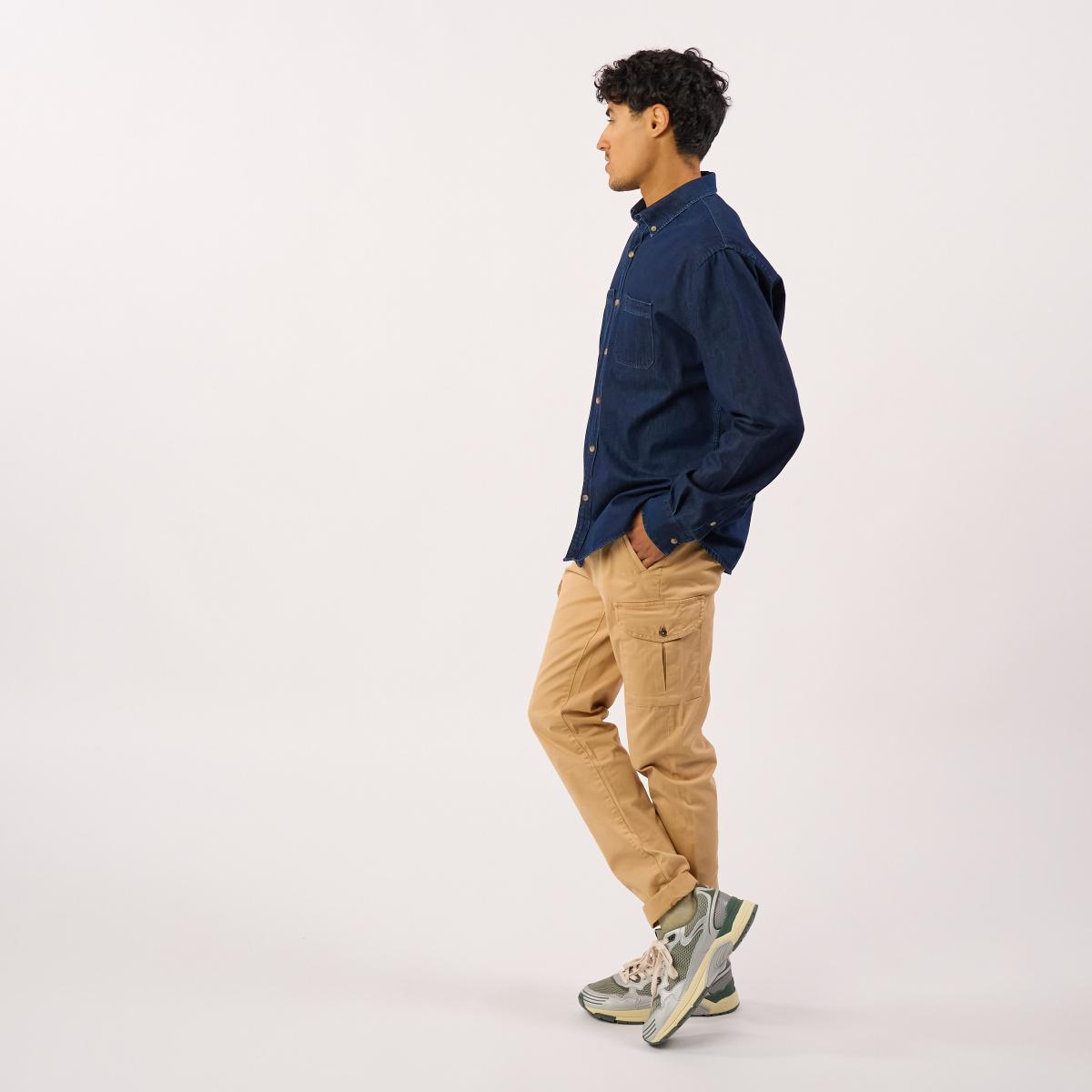 Pantalon cargo - Taupe - Marron