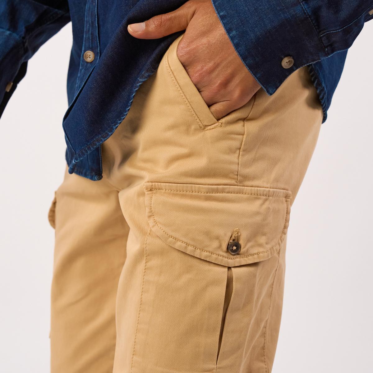 Cargobroek - Taupe - Bruin