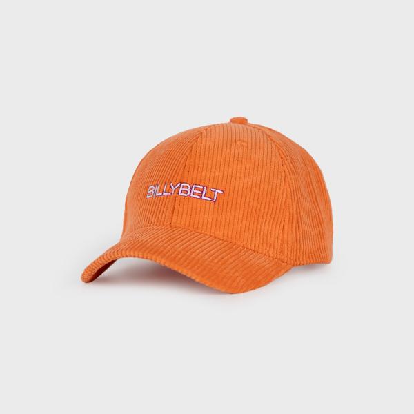 Effen fluwelen pet - Oranje