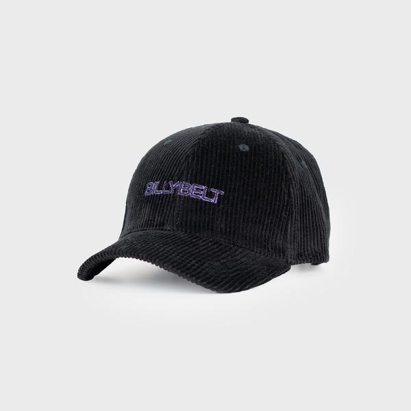 Effen fluwelen pet - Zwart
