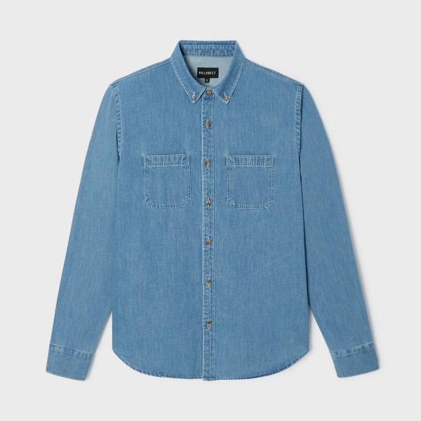 Chemise en denim - Bleu ciel