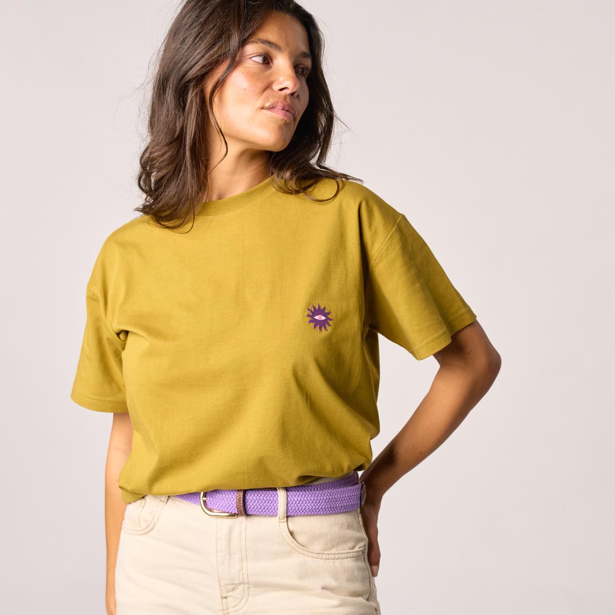 Ceinture femme tressée - Violet