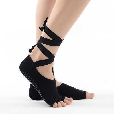 Chaussettes Yoga Lace - Noir
