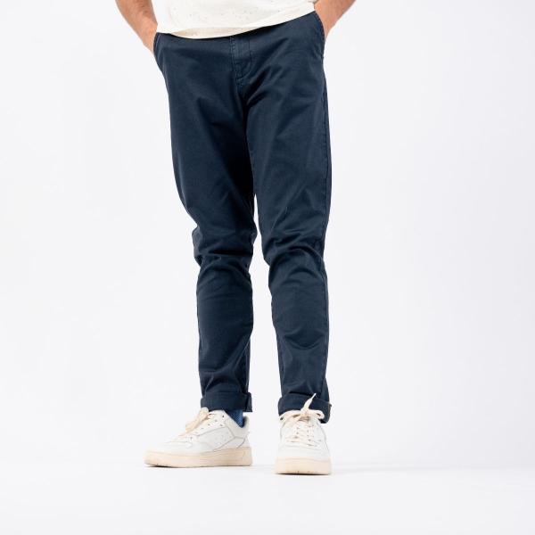 Chinobroek - Marine - Blauw