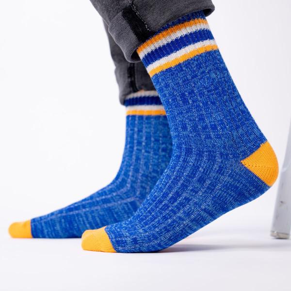 Chausettes en coton épais - UCLA, bleu et orange
