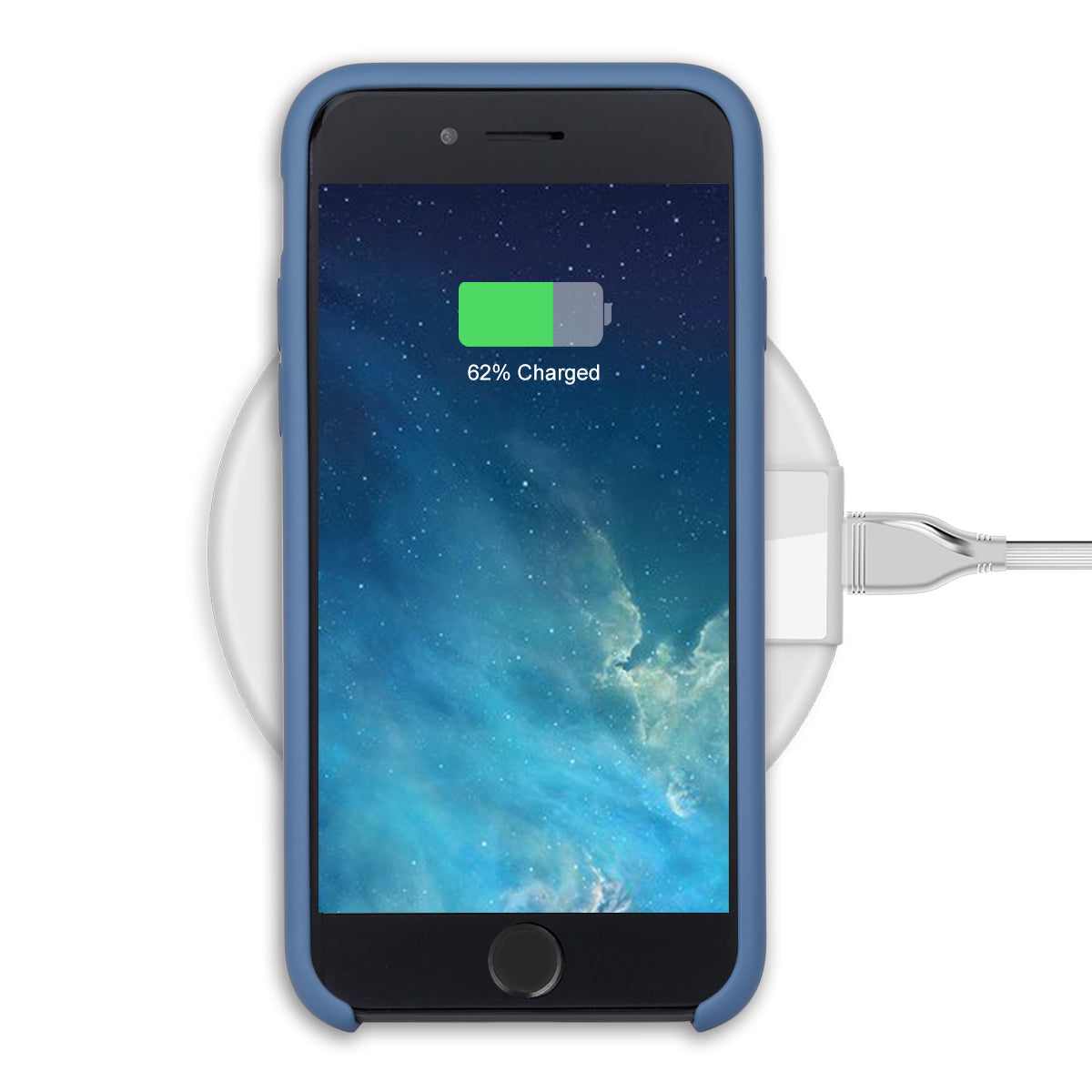 Hard Siliconen Hoesje Voor Iphone 7/8 - Blauw Kobalt