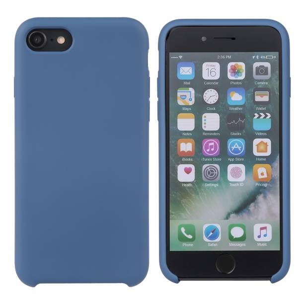 Hard Siliconen Hoesje Voor Iphone 7/8 - Blauw Kobalt