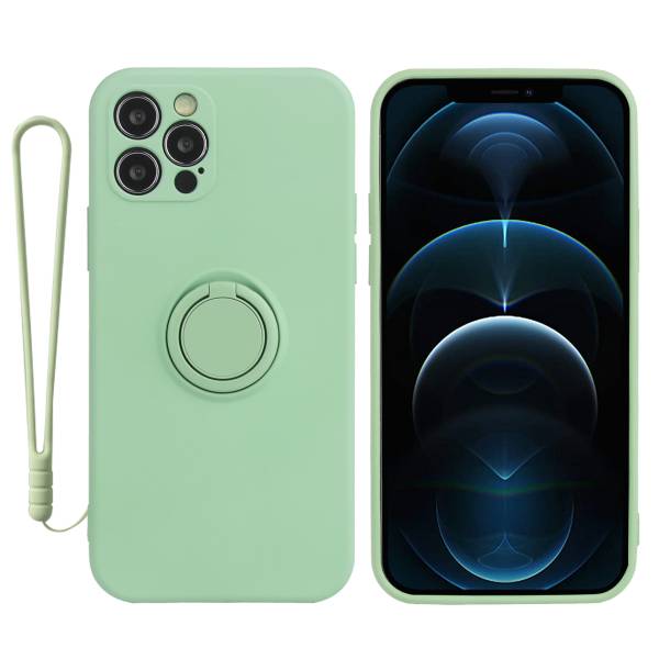 Siliconen Hoesje Met Magnetische Ring - Groen