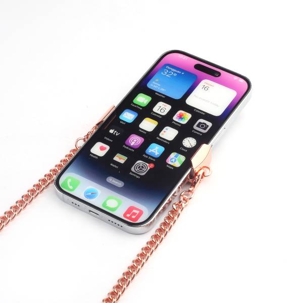 Telefoonketen Ondersteuning - Groen/Goud