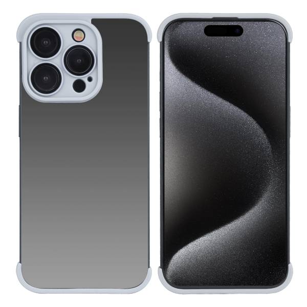 Kleefhoesje Iphone 15 Pro - Beige