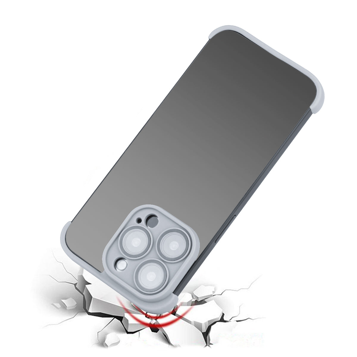 Kleefhoesje Iphone 15 Pro - Beige