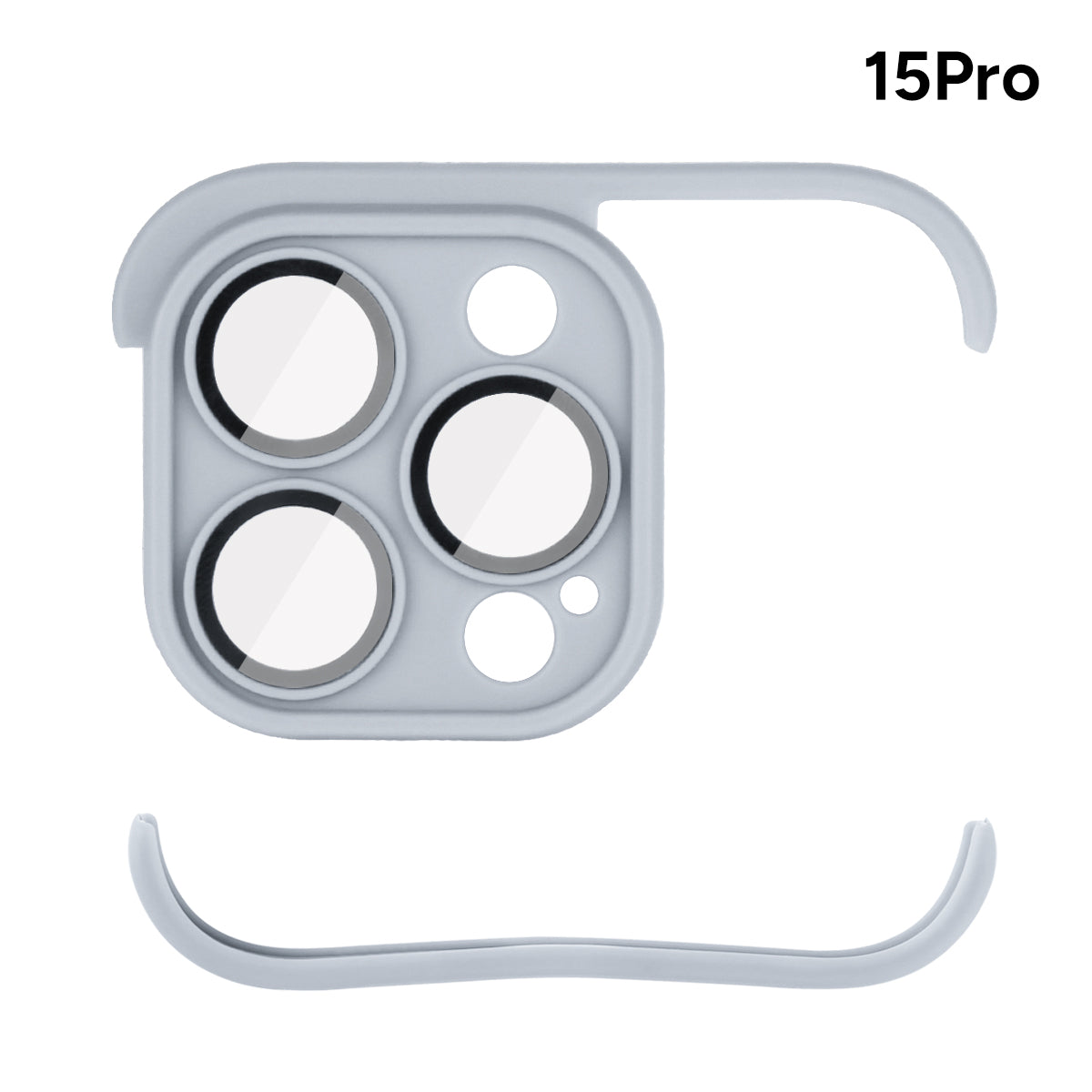 Kleefhoesje Iphone 15 Pro - Beige